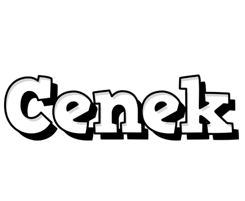 Cenek snowing logo