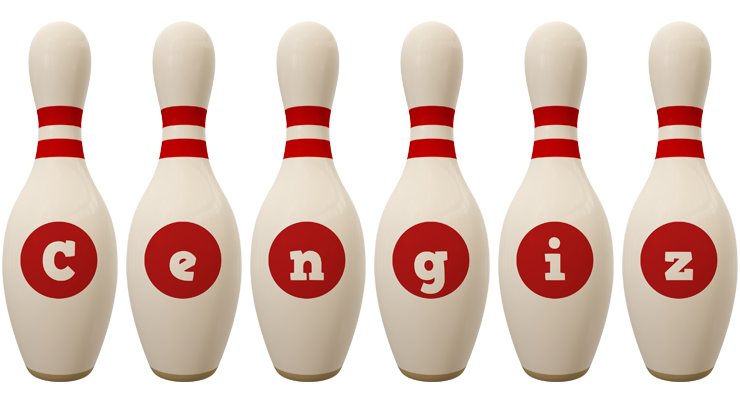 Cengiz bowling-pin logo