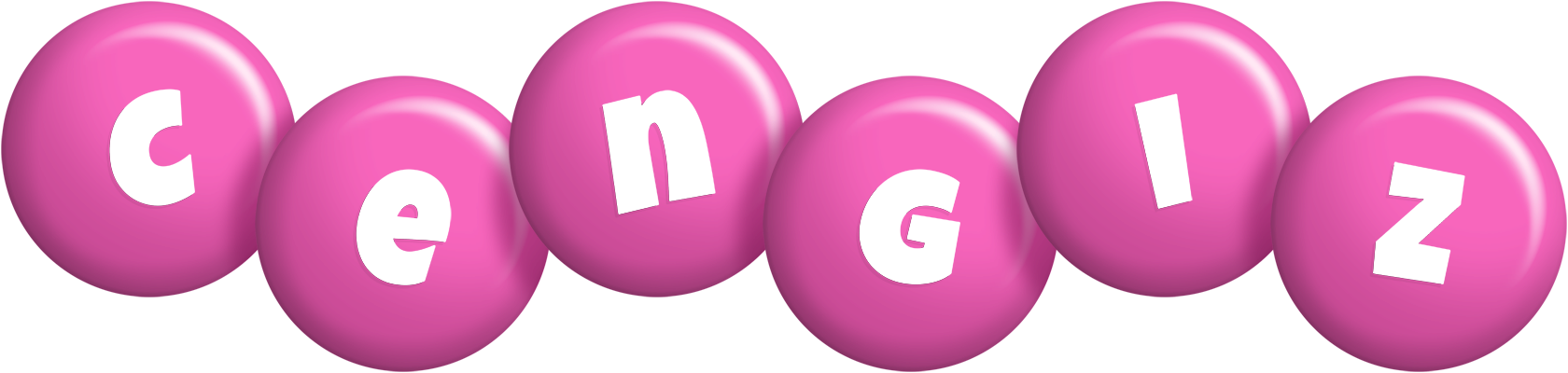 Cengiz candy-pink logo
