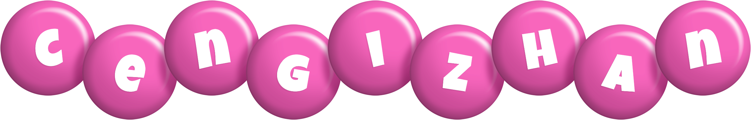 Cengizhan candy-pink logo