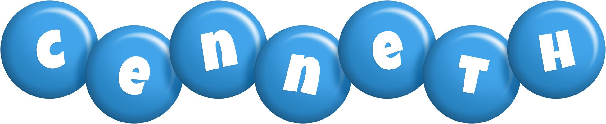 Cenneth candy-blue logo