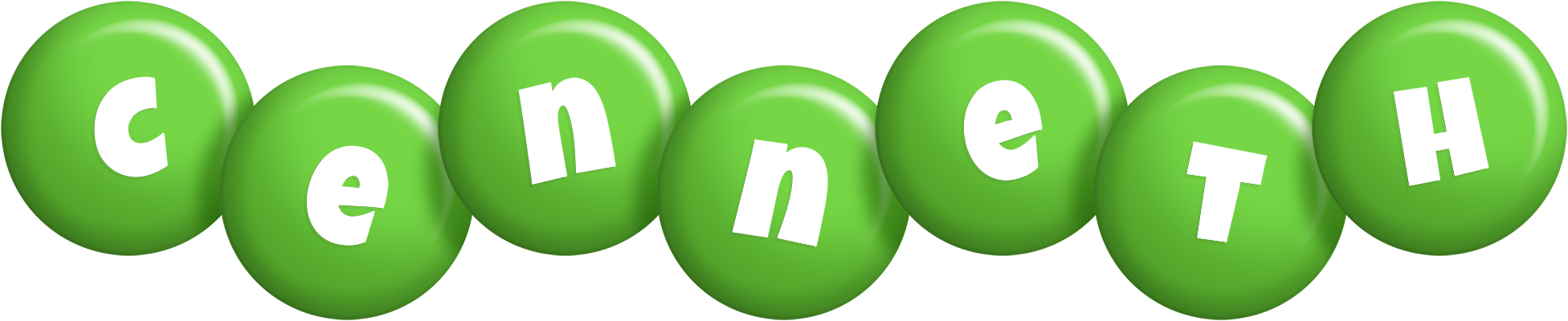 Cenneth candy-green logo