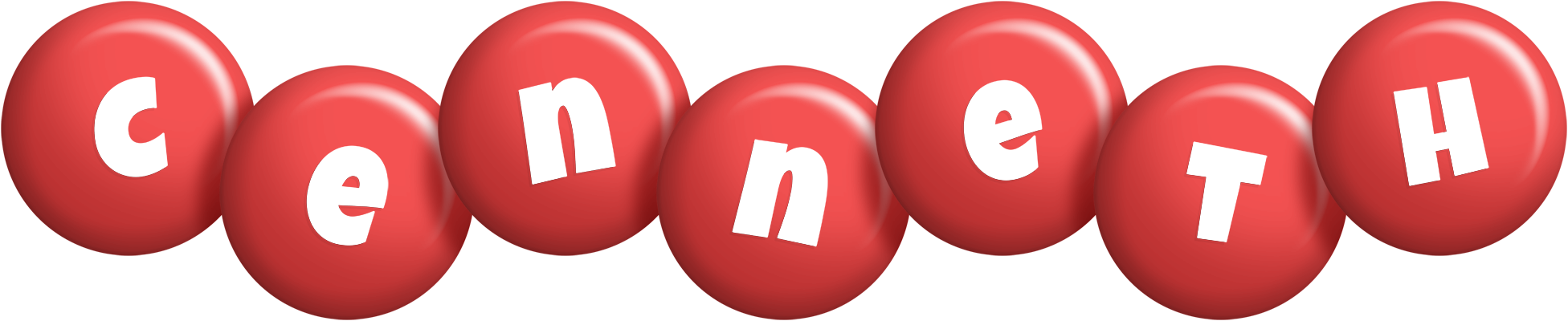 Cenneth candy-red logo