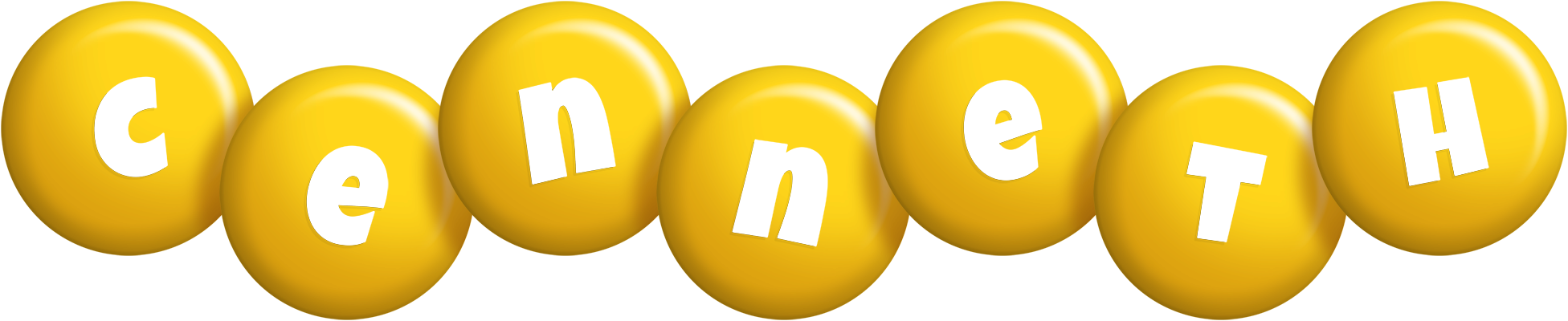 Cenneth candy-yellow logo