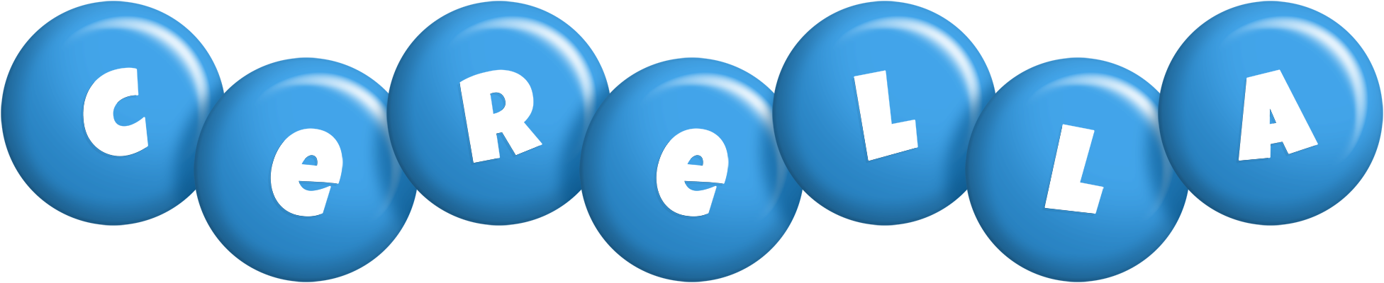 Cerella candy-blue logo