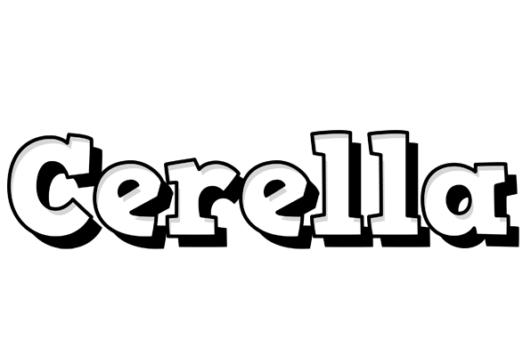 Cerella snowing logo