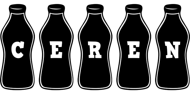 Ceren bottle logo