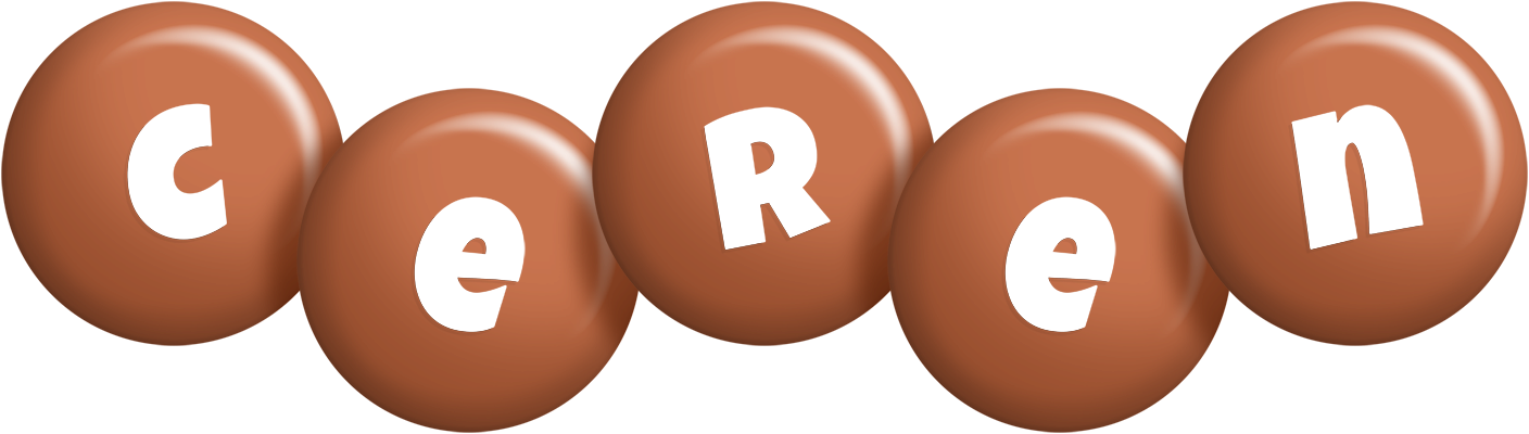 Ceren candy-brown logo