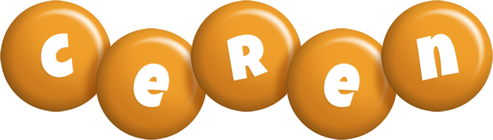 Ceren candy-orange logo