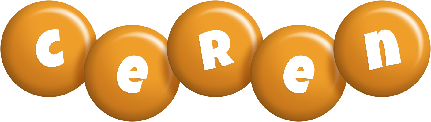 Ceren candy-orange logo