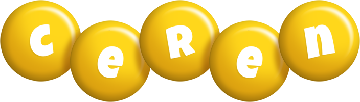 Ceren candy-yellow logo