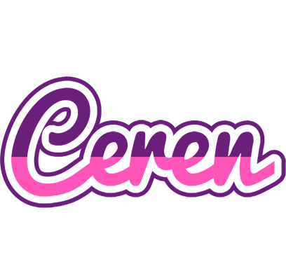 Ceren cheerful logo