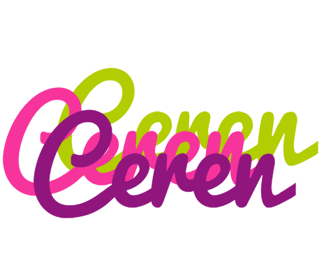 Ceren flowers logo