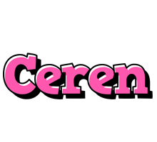 Ceren girlish logo