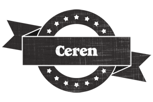 Ceren grunge logo