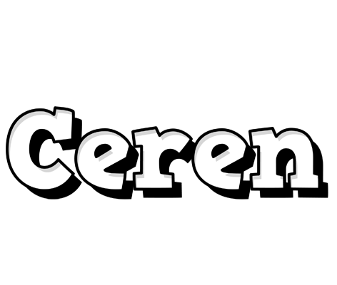 Ceren snowing logo