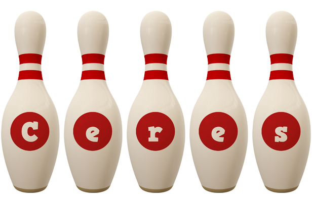 Ceres bowling-pin logo