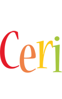 Ceri birthday logo