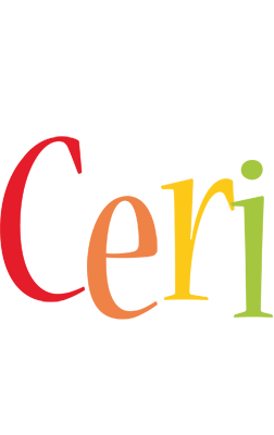 Ceri birthday logo