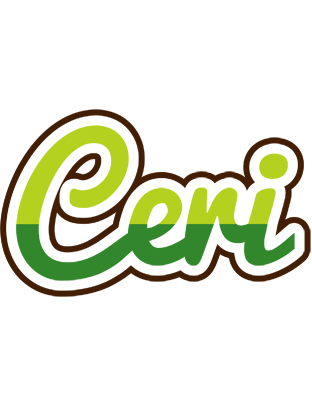 Ceri golfing logo