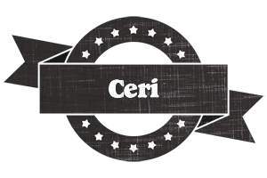 Ceri grunge logo