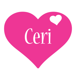 Ceri love-heart logo