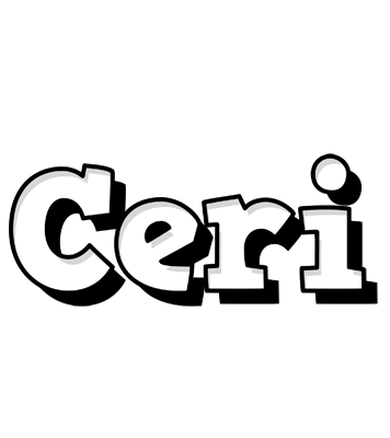 Ceri snowing logo