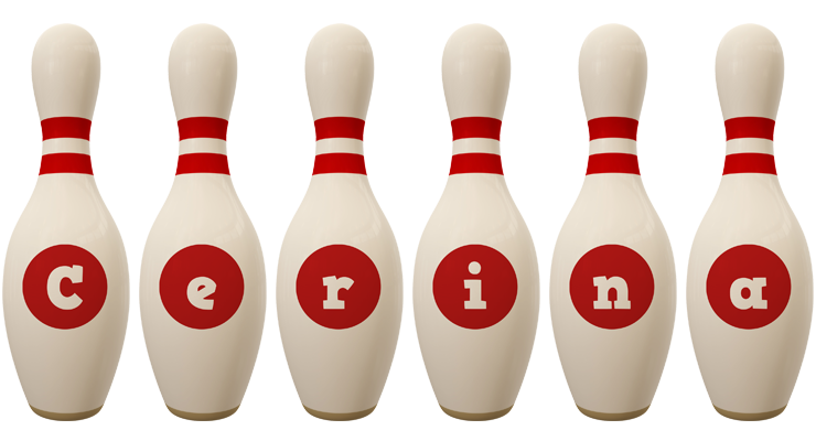 Cerina bowling-pin logo