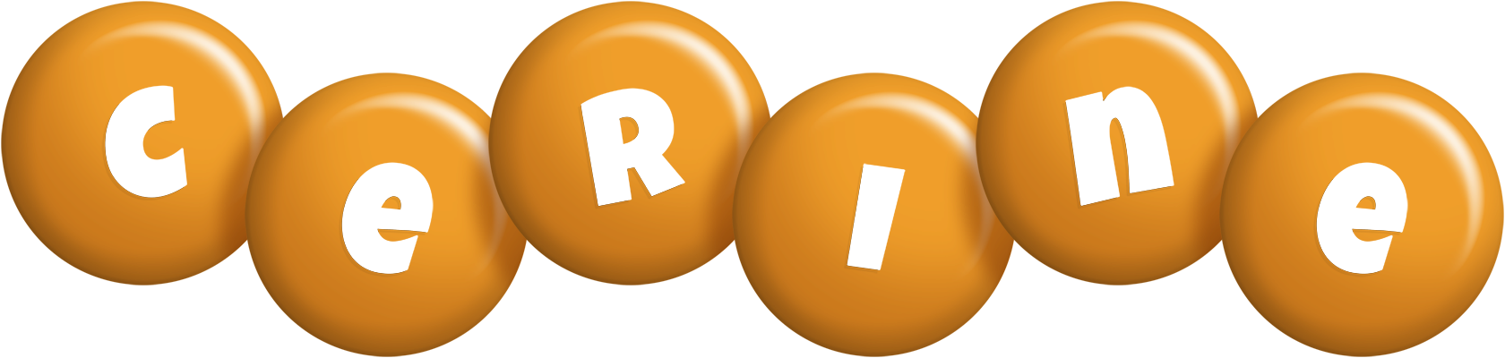 Cerine candy-orange logo