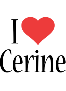 Cerine i-love logo