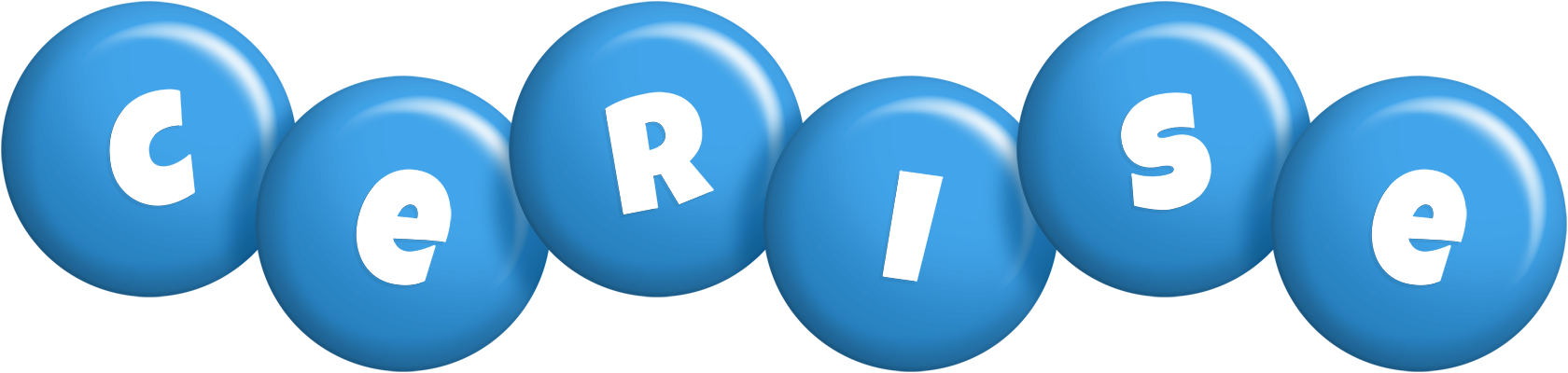 Cerise candy-blue logo