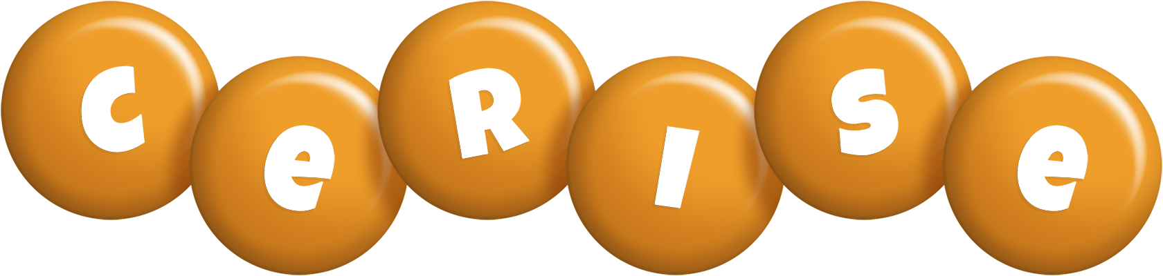 Cerise candy-orange logo