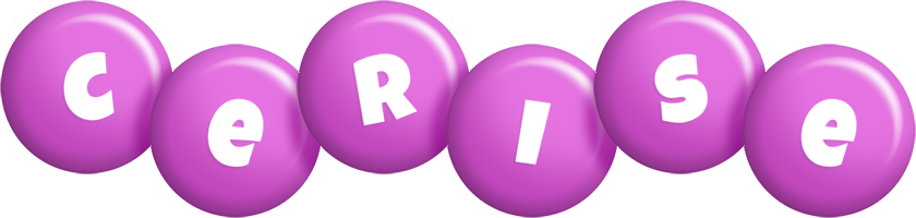 Cerise candy-purple logo
