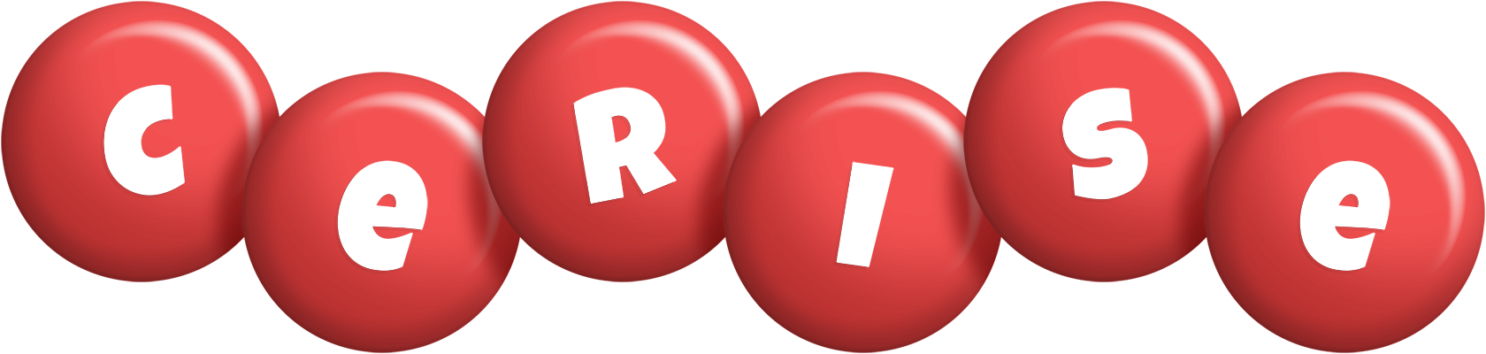 Cerise candy-red logo