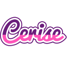 Cerise cheerful logo