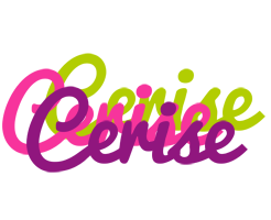 Cerise flowers logo