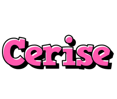 Cerise girlish logo