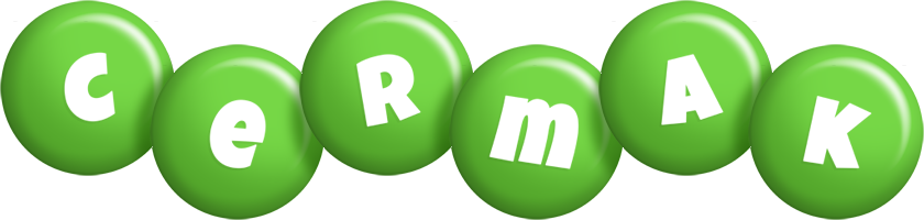 Cermak candy-green logo