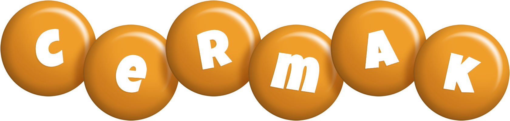 Cermak candy-orange logo