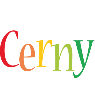 Cerny birthday logo