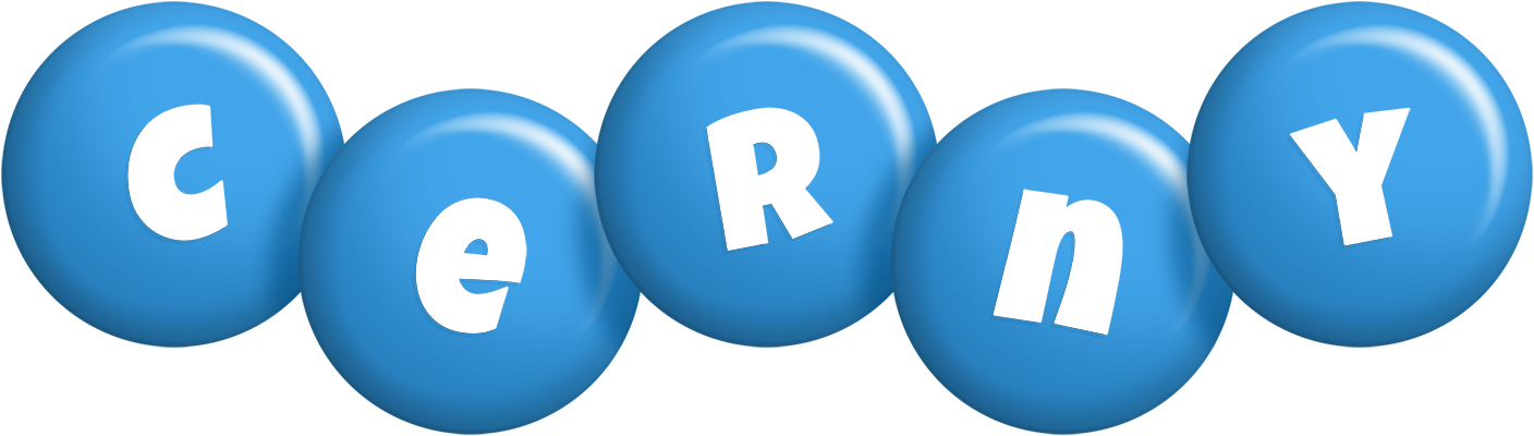 Cerny candy-blue logo