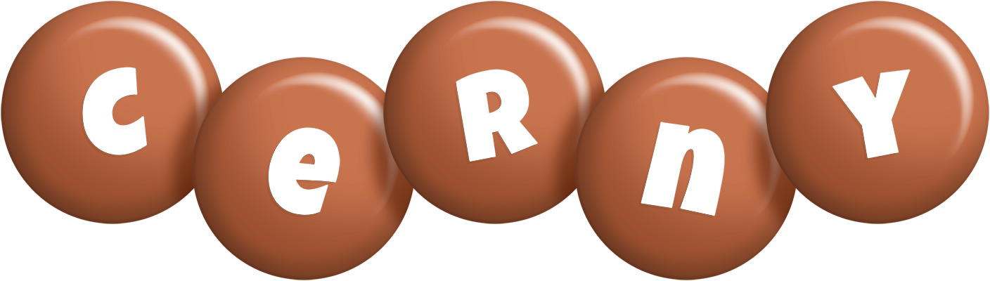 Cerny candy-brown logo