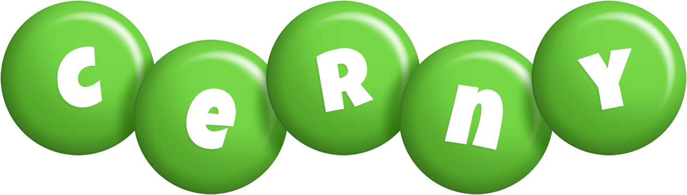 Cerny candy-green logo
