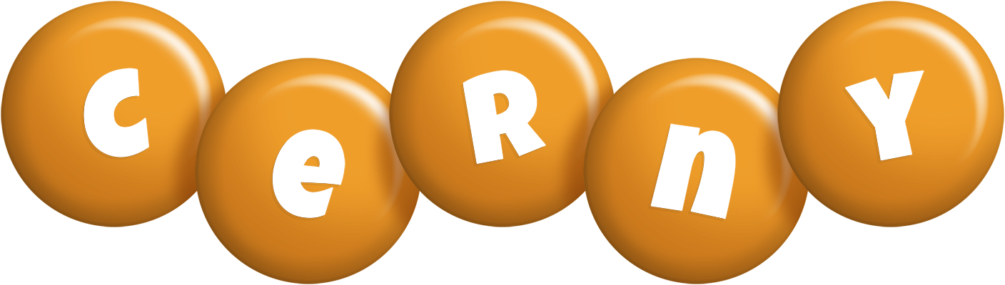 Cerny candy-orange logo
