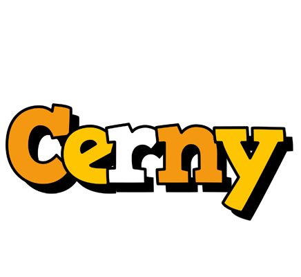 Cerny cartoon logo