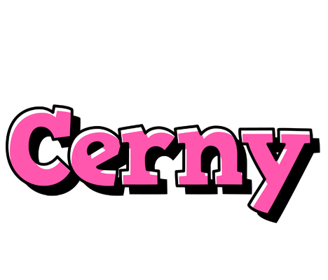 Cerny girlish logo