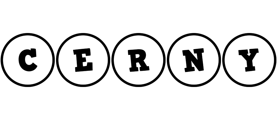 Cerny handy logo