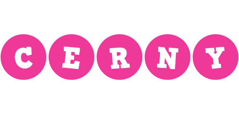 Cerny poker logo