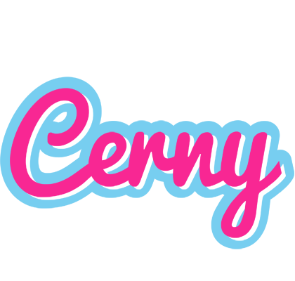 Cerny popstar logo