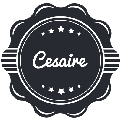 Cesaire badge logo